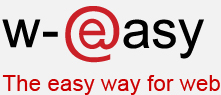 Logo di w-easy, sponsor del moto club